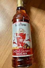 NIB Jordan Skinny Coffee Holiday Salted Caramel Mocha Syrup Carb Sugar Free Gift