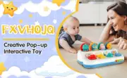 Baby Pop Up Toys Hide and Seek Animal Toy Color Sorting Animal Push Doll biYBh