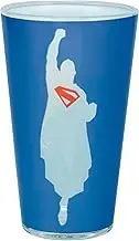 Paladone Superman Official Licensed DC Comics Glass for Superhero Fans - Great Gift Movie Merchandise 15oz