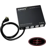 SurgeX SX-DS-154 MultiPak 4-Outlet Surge Protector and Power Conditioner New