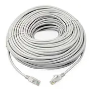 8ware PL6A-50GRY 8Ware 50m Grey Premium Snagless CAT6A Ethernet Cable, Speed up to 10Gbps