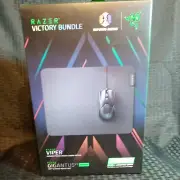 Razer Victory Bundle - Gaming Viper Wired Mouse & Gigantus V2 Mat - w/ Gamepass