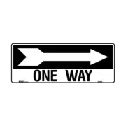 Brady Directional Sign - One Way Arrow Right 180 x 450mm Polypropylene