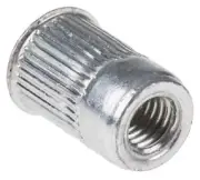 AVK M8 THREADED INSERTS 50Pcs 13.5mm Hole, 10.8mm Depth Plain- 15.11mm Or 17.4mm