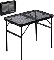 Folding Camping Table | Picnic Folding Table Camping Supplies - Aluminum Alloy Non-Slip Tabletop, Adjustable Height Outdoor Gear Portable for Picnic Grilling Party