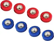 HANABASS Curling Rollers Tabletop Game 8 Pack Sliding Beads for Shuffleboard Made of Steel Plastic Enhance Hand-Eye Coordination
