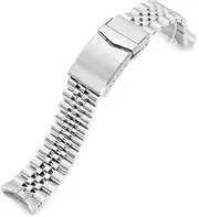 [MiLTAT] SRPK29 SRPK31 SRPK33 Watch Band for Seiko 5 Sports 38mm, 20mm JUB metal bracelet, Man's size, Agate