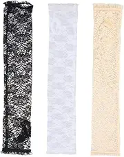 Elbow Sleeves Arm Sleeve Lace Arm Covers Elbow Protectors Elbow Protection Pads Black