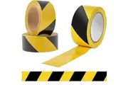 3x 30m Black Yellow Reflective Adhesive Safety Tape Warning Hazard Floor Marking 48mm Bulk Caution Label Sticker