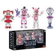 4pcs/set A Fnaf Five Nights Security Breach Action Figures Bonnie Foxy Toys