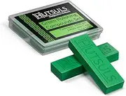 Knife Stropping Compound With Case - (2-Pack, 5 Oz Total) for Razor-Sharp Edges, Green Buffing Bars Easy to Use With Leather Strop Guide
