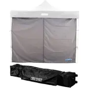 Adventure Kings Gazebo Side Wall 2.85x2.85m + Wheeled Gazebo Bag esay lift