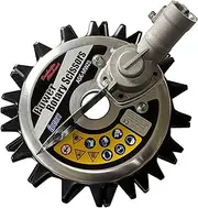 Terre Products, New Power Rotary Scissors Trimmer Attachment, Compatible with Idech ASK-MW23, Rotary Brushcutter Includes Adapters to Fit Most Straight Shaft Trimmers.