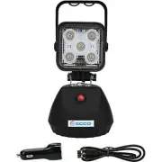 LED Work Light with Magnetic Base, Rechargeable, 650 Lumens, 3 Modes