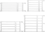 BERAC Short Dog Gate, Extendable Retractable Design Pet Door Panels, Easy Installation Safety Door Panels, Pet Fence Gate for Small Spaces, Doorways, and Traveling