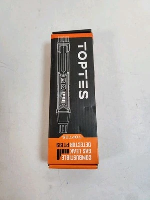 TopTes PT199 Gas Leak Detector Natural Gas Detector Audible Gas Sniffer w/Batery