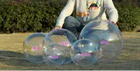 在飛比找Yahoo!奇摩拍賣優惠-浪漫透明球 40cm 壓克力球 空心圓球高透明聖誕球塑料PS