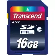 Transcend 16GB SDHC Class 10 Flash Memory Card (TS16GSDHC10)