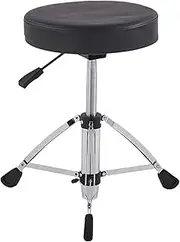 Perfeclan Drum Throne,Drum Stool,Comfortable Padded Height Adjustable Portable Swivel Heavy Duty Motorcycle Drum Seat Drum Chair
