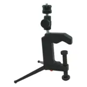 Tabletop Tripod Clamp With Double Ball Head For Slave Flash, Camera, US seller!