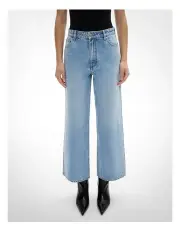 [Witchery] Hi Rise Crop Jean in Vintage Wash Denim