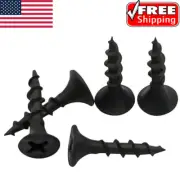 400Pcs 3/4In Coarse Thread Drywall Screws Sharp Point Black Bugle Wood Sheetrock