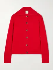 [Allude] Allude - Cashmere Cardigan - Red - x large x large Red