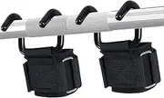 Wrist Hooks for Weightlifting | Multi-Functional Fitness Grip - Versatile Wrist Support Straps with Hook for Deadlift Squat Pull Up Weightlifting Fitness