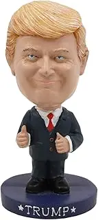 Ebros Gift Realistic USA President Donald Trump with Red Neck Tie and Suit Giving Thumbs Up Bobble Head Statue Presidential Republican Party Elect Funny Bobblehead Figurine 4.25" Tall