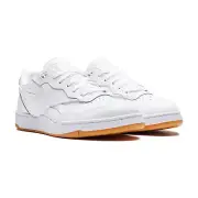 REEBOK BB 4000 LEATHER SNEAKERS TRAINERS SPORT MEN SHOES WHITE/GUM SIZE 8 NEW