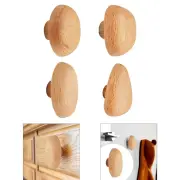 Wood Wall Mount Coat Hook Wooden Rack Modern Decorative Coat Hanger Dresser