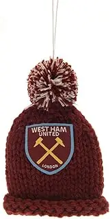West Ham United FC Bobble Hat Car Mirror Decoration