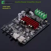 PDV10 Audio Power Amplifier Board 100W+100W Bluetooth 5.3 USB Flash Drive Player