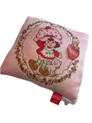 Strawberry Shortcake Accent Pink Pillow 12” X 12 “ NWT