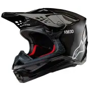 Supertech S-M10 Solid Helmet Ece 22.06 Black Glossy Carbon