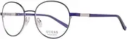 GU3030 49092 GUESS Optical Frame GU3030 092 49 Round Glasses Frame 49, Blue, Blue (Blu), 49