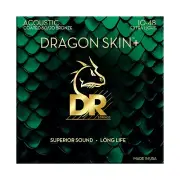 DR DA8-10 Dragon Skin 80/20 bronze acoustic guitar strings, Ex Lt .010-.048