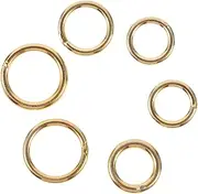 [OATIPHO] 6pcs S925 Silver Nose Jewelry Metal Nose Rings Open Ear Hoops for Women Helix Earrings