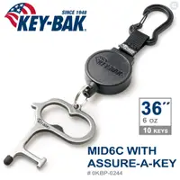 在飛比找PChome24h購物優惠-KEY BAK MID6C 系列 36”伸縮鑰匙圈+Assu