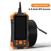 Triple Lens Industrial Endoscope Camera 4.3'' Screen HD1080P Single Dual Lens Pi