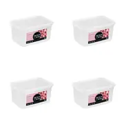 24x Lemon & Lime 2L Rectangle Simple Fresh Food Storage Reusable Container Clear