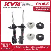 Pair Front KYB Shock Absorbers Strut Top Mount Kit for Ford Fiesta WS Auto 09-10 (for: Ford)