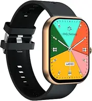 4UFit GL-8 Bluetooth Smart Watch Fitness Tracker with Heart Rate, Blood Oxygen Monitor, Sleep Monitor IP68 Waterproof 2.01-inch HD Color for Men Women Compatible iPhone & Android (Gold)