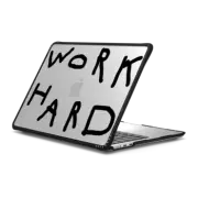 MacBook Air 13-inch (M2 - M4) Impact Case WORK HARD BLACK