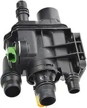 9807198480 9807119880 Coolant Thermostat Housing Compatible with Peugeot 208 308 Ctiroen C3 Picasso C4 DS3 1.2