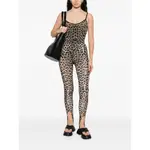 [Baserange] Baserange Leopard-print Leggings XS BROWN