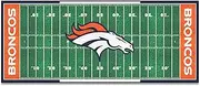 FANMATS NFL Denver Broncos Nylon Face Football Field Runner