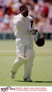 Brian Lara West Indies Old Player Cricket Photo 40