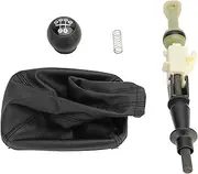Tihebeyan Car Gear Shift Knob Cover Set, Shift Knob Gear Lever Boot Easy Installation 93382834PA for C1 C2 C3 Monza Columpio