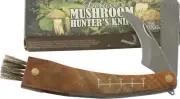 Rough Rider Mushroom Pocket Folding Blade Knife RR1469 Wood Handle Ruler Brush